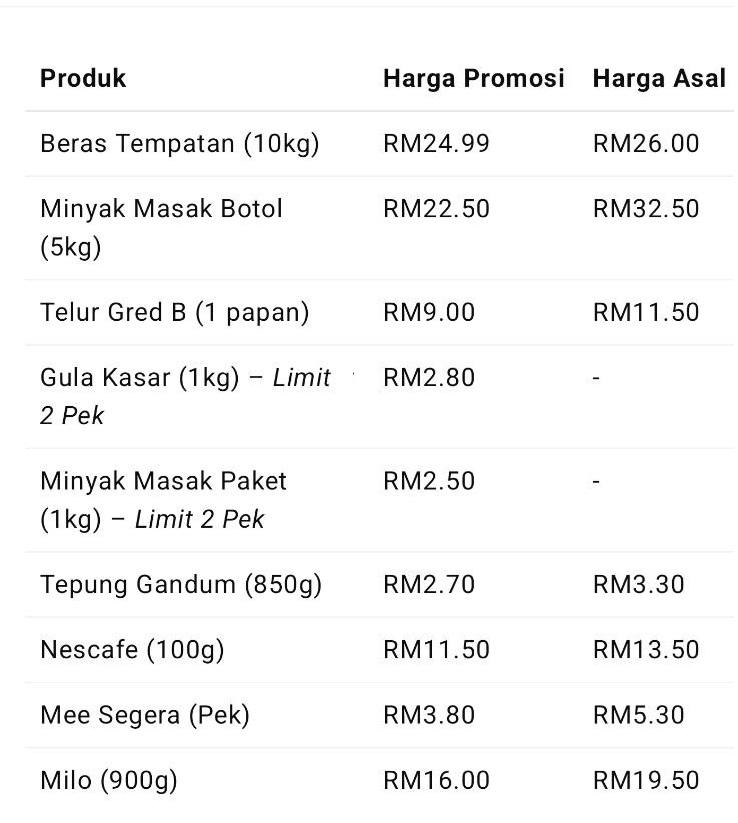 Promosi Jualan Rahmah Madani ANGKASA 2025