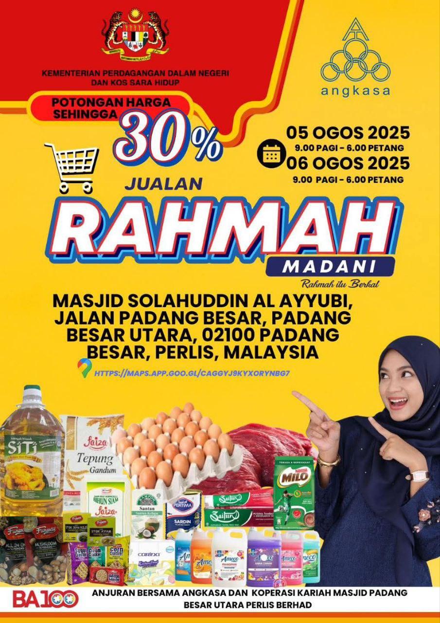 Promosi Jualan Rahmah Madani ANGKASA